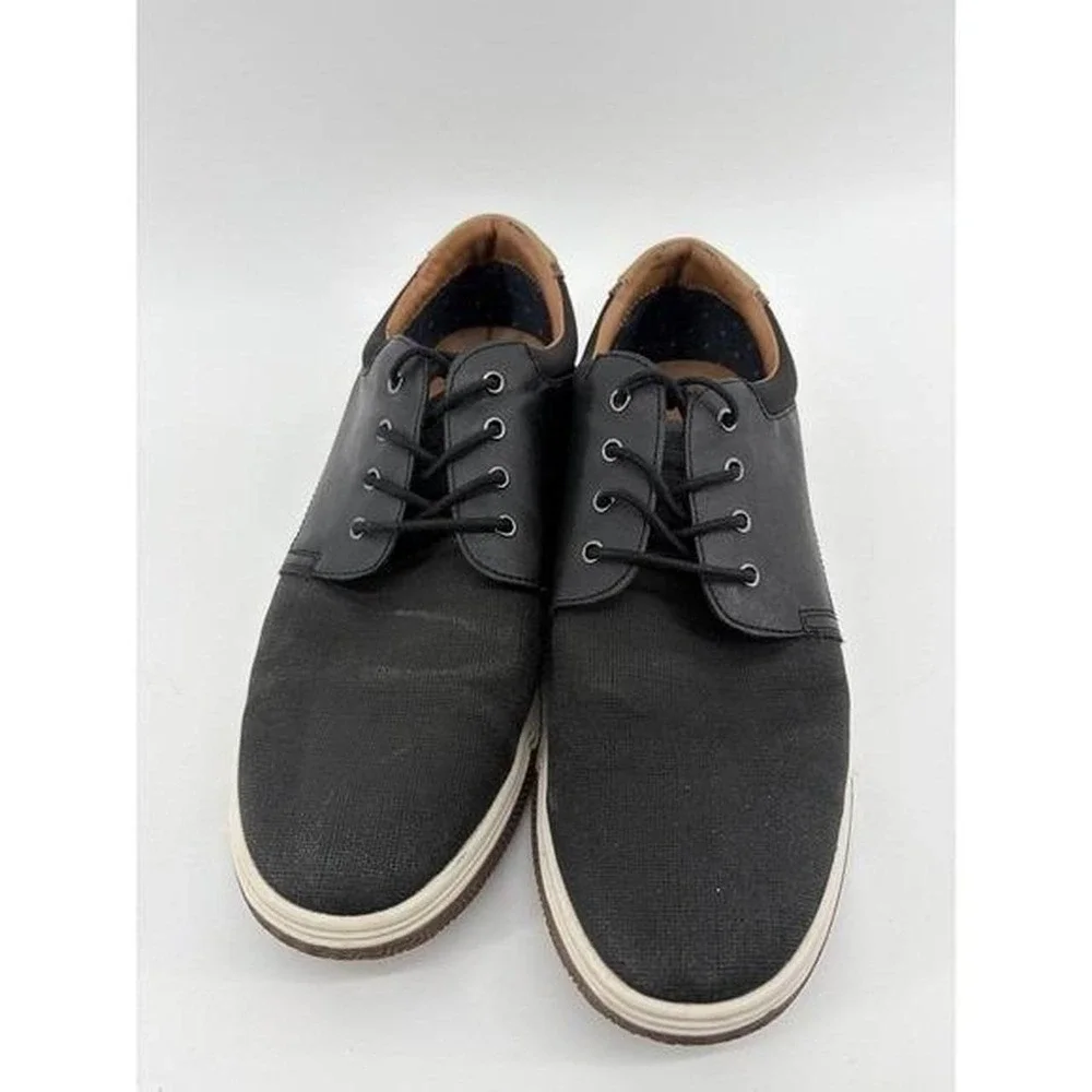 Rye By Hawker Rye, Black, Brown Tan Textured Casual Loafers, Men's Size 10.5